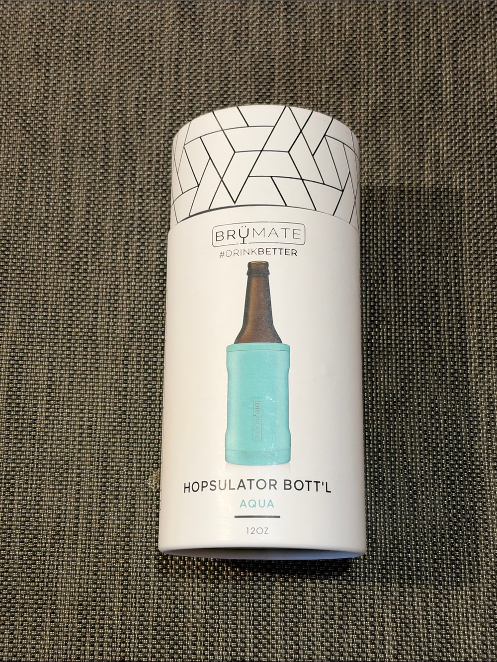 BrüMate Hopsulator Bott'l Insulated Bottle Cooler — Aqua